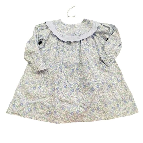Stitchy Fish Girls 24 Month Floral Lightweight Dress Purple Flowers New - Picture 1 of 5